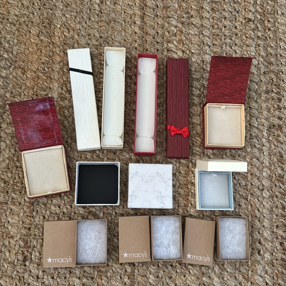 JEWELRY BOXES NECKLACE BOXES BRACELET BOXES BUNDLE